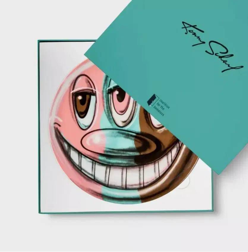 케니 샤프 한정판 아티스트 접시 Kenny Scharf Plate